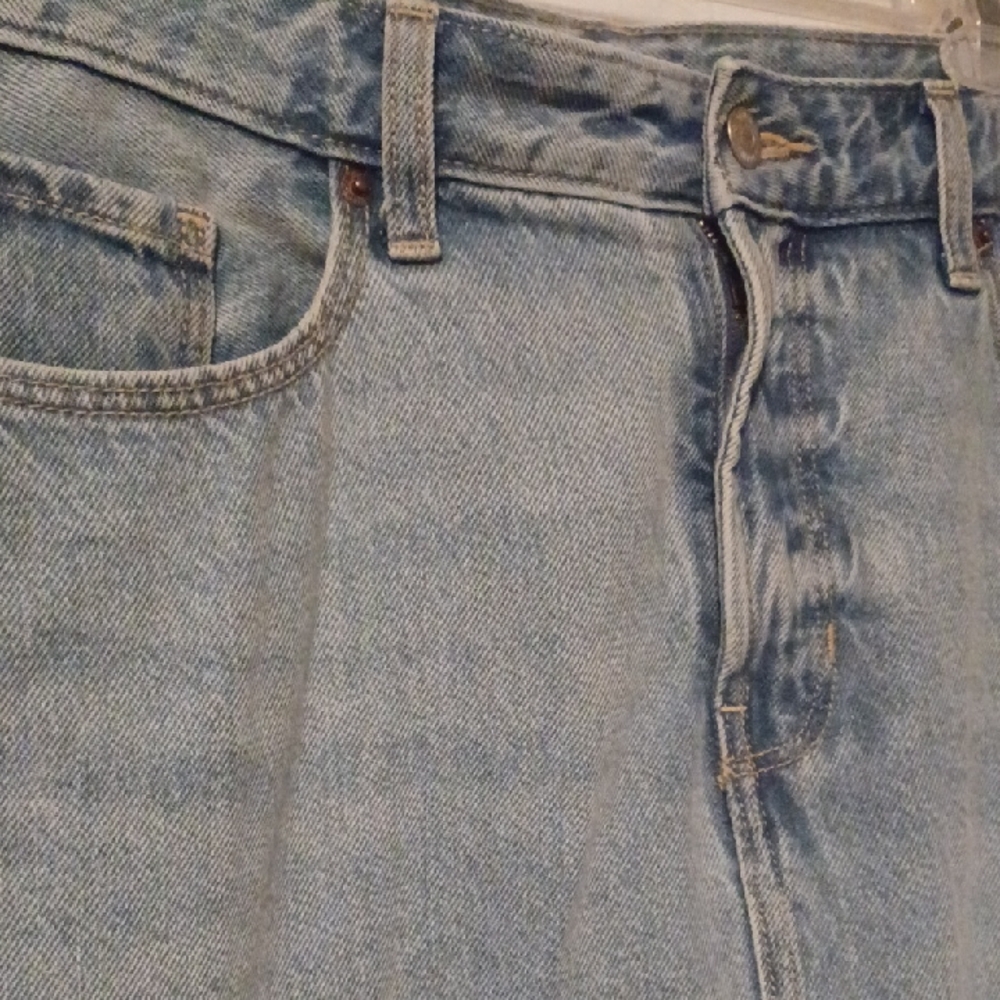 📸Old Navy High Rise Light Blue Denim Skirt